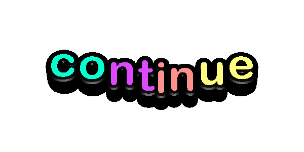 a continue button